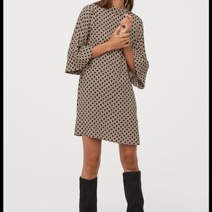 H&M x Richard Allen patterned mini dress size 12